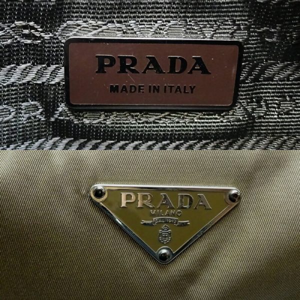 dh69800 7 Prada Nylon Shoulder Bag Khaki