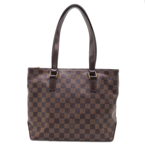 dh69896 02 Louis Vuitton Cava Piano Damier Ebene Tote Bag Brown