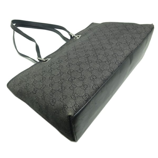 dh69922 3 Gucci GG Pattern Handbag Bag Black