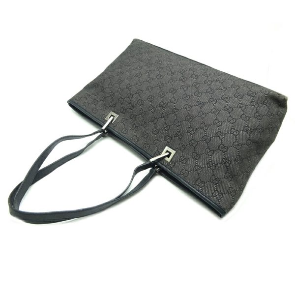 dh69922 4 Gucci GG Pattern Handbag Bag Black