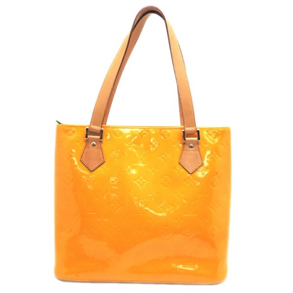 dh69988 02 Louis Vuitton Vernis Houston Tote Bag Yellow