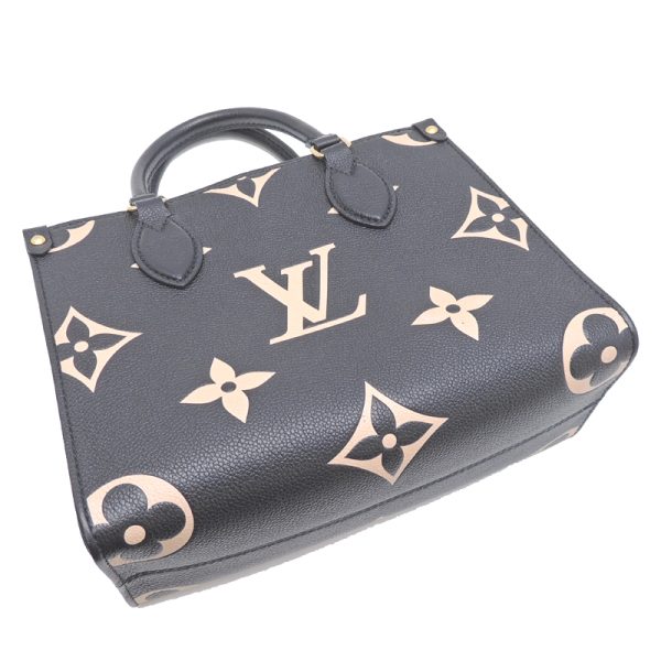 dh70010 3 Louis Vuitton On The Go Pm Monogram Empreinte Handbag Black