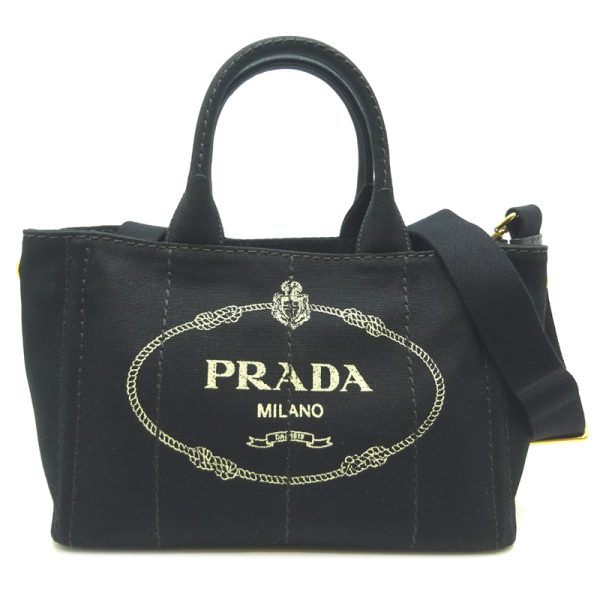 dh70090 1 Prada Handbag Canapa Black