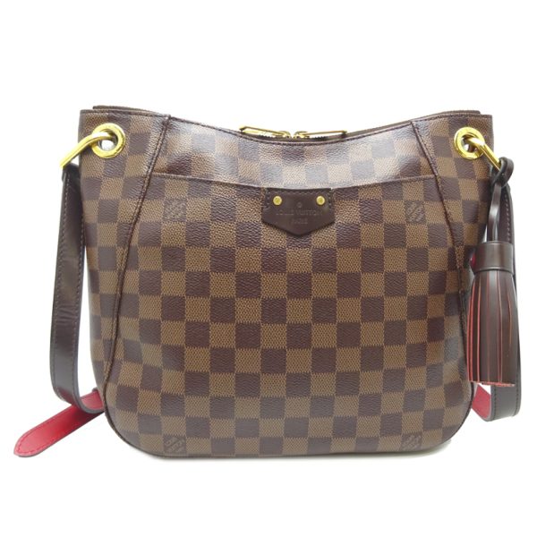 dh70129 1 Louis Vuitton South Bank Damier Ebene Shoulder Bag Brown