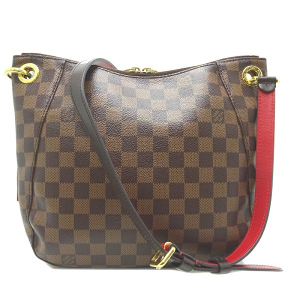 dh70129 2 Louis Vuitton South Bank Damier Ebene Shoulder Bag Brown