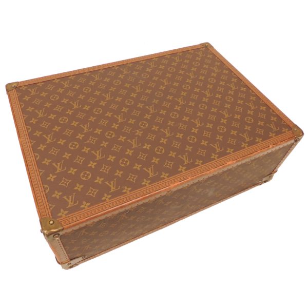 dh70149 3 Louis Vuitton Alzer 60 Trunk Brown