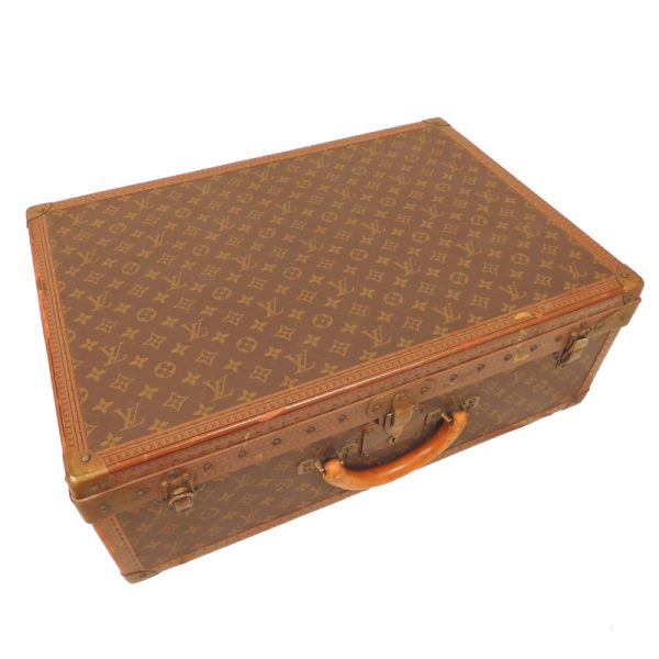 dh70149 4 Louis Vuitton Alzer 60 Trunk Brown