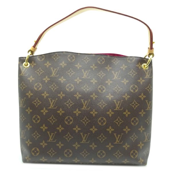 dh70165 2 Louis Vuitton Graceful Pm Monogram Tote Bag Pink