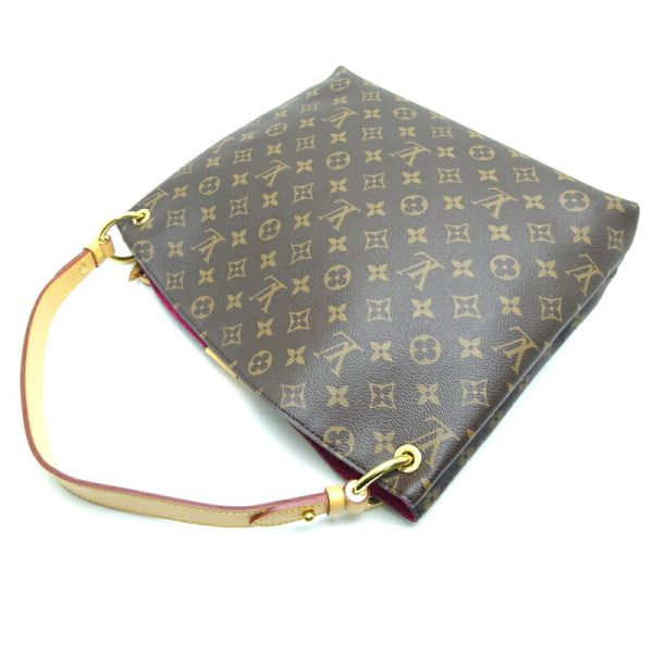 dh70165 4 Louis Vuitton Graceful Pm Monogram Tote Bag Pink