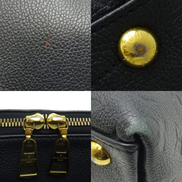 dh70183 8 Louis Vuitton V Tote MM Empreinte Shoulder Bag Black