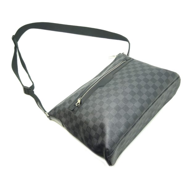 dh70184 3 Louis Vuitton Mick MM Damier Graphite Shoulder Bag Black