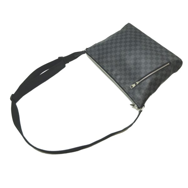 dh70184 4 Louis Vuitton Mick MM Damier Graphite Shoulder Bag Black