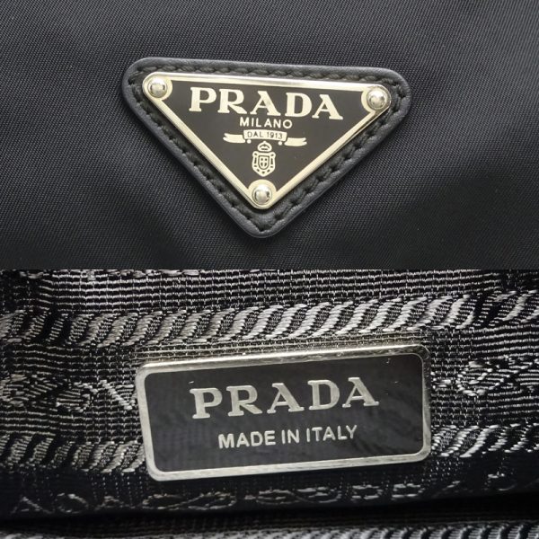 dh70188 8 Prada Nylon Shoulder Bag Black