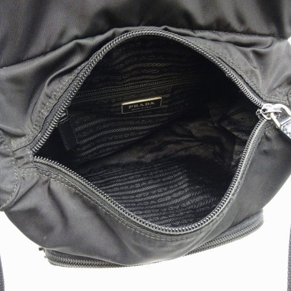 dh70189 6 Prada Nylon Shoulder Bag Black