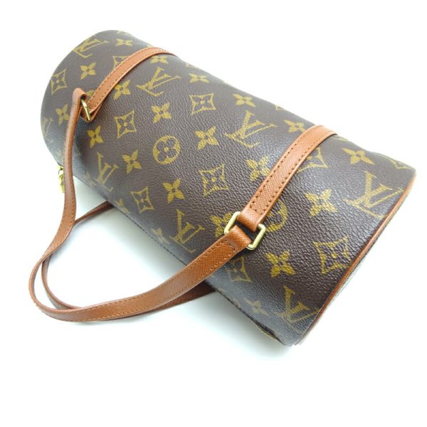 dh70231 4 Louis Vuitton Papillon 26 Monogram Handbag Brown