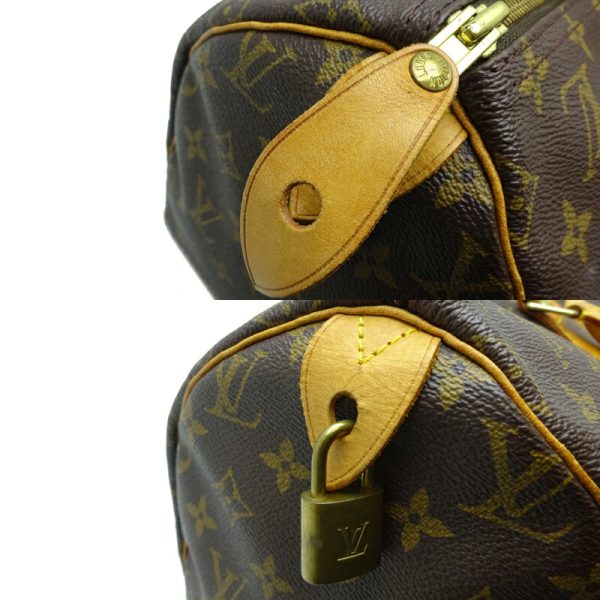 dh70232 8 Louis Vuitton Speedy 40 Monogram Bag Brown