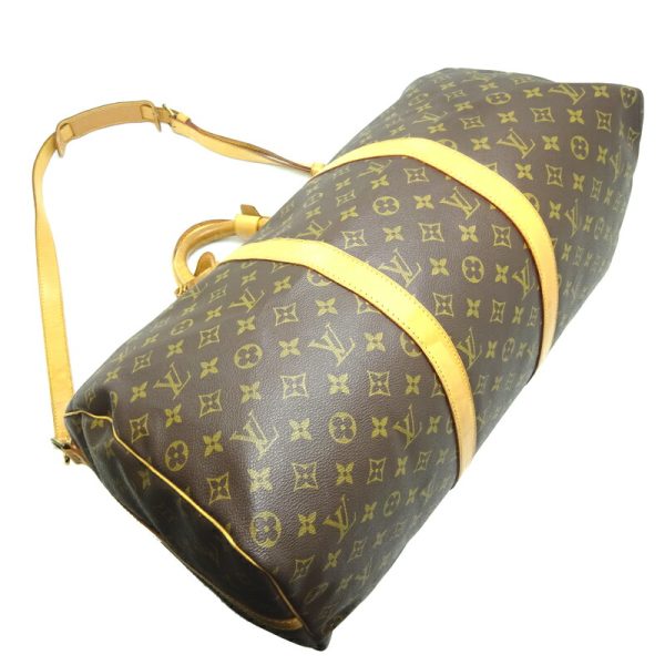 dh70233 3 Louis Vuitton Keepall Bandouliere 50 Monogram Bag Brown