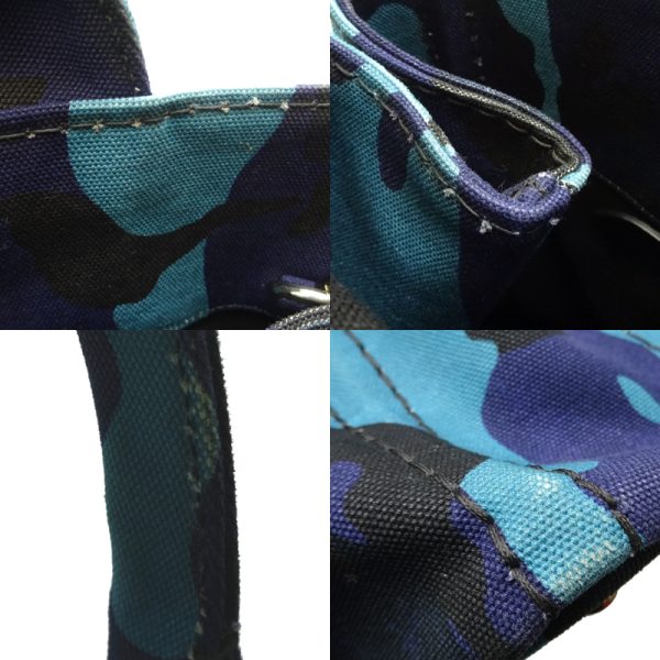 dh70237 8 Prada Tote Bag Camouflage Blue