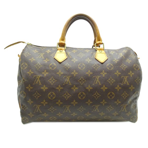 dh70265 1 Louis Vuitton Speedy 35 Monogram Handbag Brown