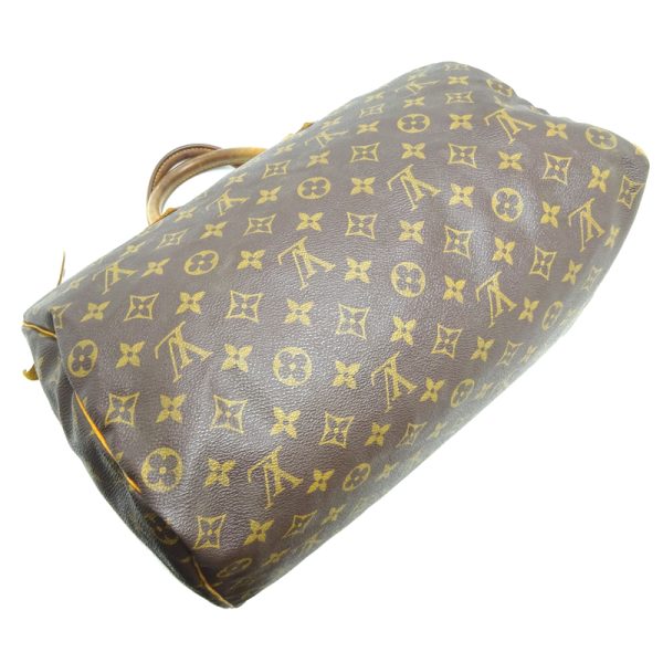 dh70265 3 Louis Vuitton Speedy 35 Monogram Handbag Brown