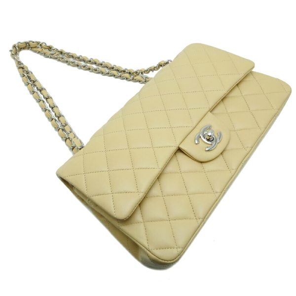 dh70371 3 Chanel Chain Fornasetti Lambskin Shoulder Bag Beige