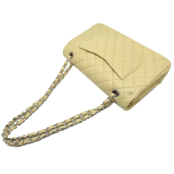 dh70371 4 Chanel Chain Fornasetti Lambskin Shoulder Bag Beige