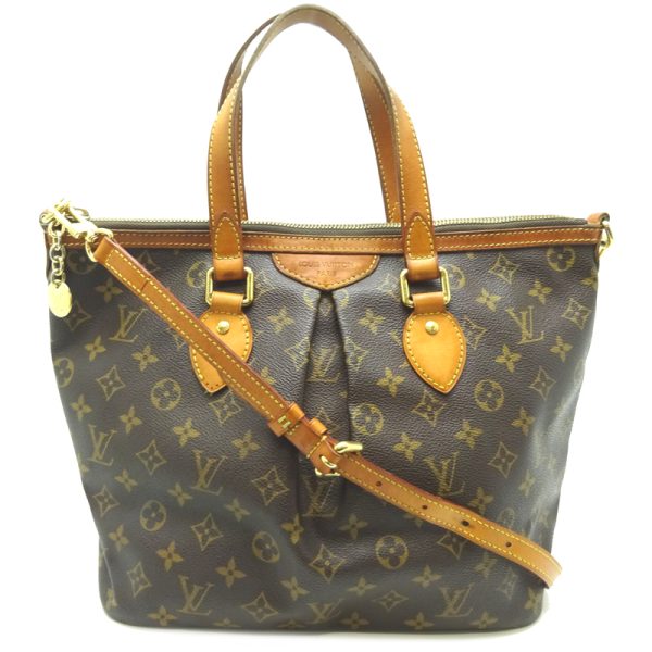 dh70405 1 Louis Vuitton Palermo PM Monogram Handbag Brown