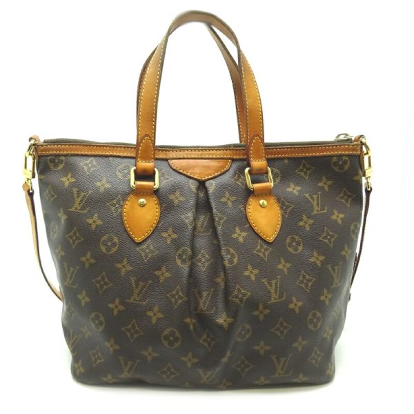 dh70405 2 Louis Vuitton Palermo PM Monogram Handbag Brown