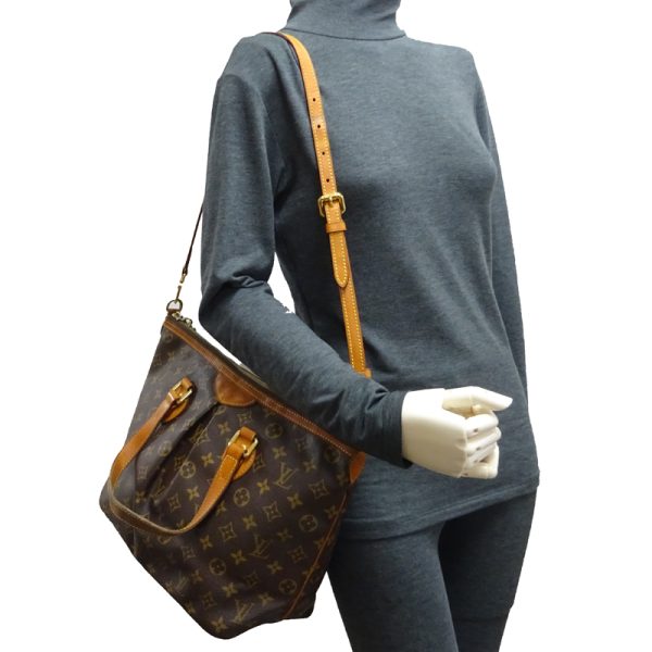 dh70405 9 Louis Vuitton Palermo PM Monogram Handbag Brown