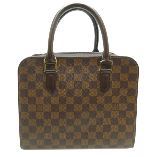 dh70418 1 Louis Vuitton Triana Damier Handbag Brown