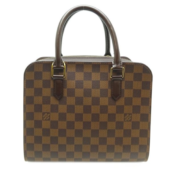 dh70418 2 Louis Vuitton Triana Damier Handbag Brown