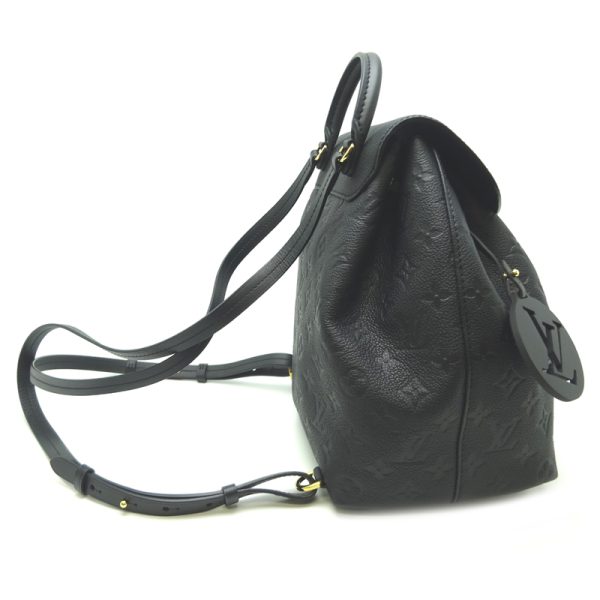 dh70419 2 Louis Vuitton Montsouris PM Empreinte Backpack Black