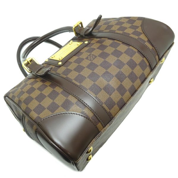 dh70420 3 Louis Vuitton Berkley Damier Handbag Brown