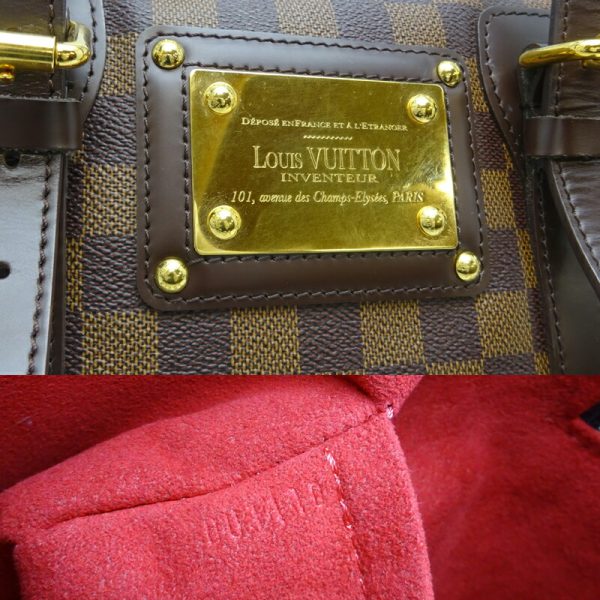 dh70420 7 Louis Vuitton Berkley Damier Handbag Brown