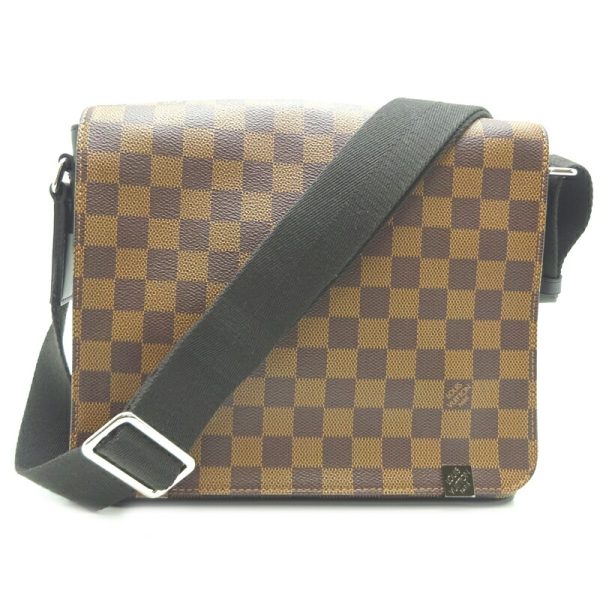 dh70486 1 Louis Vuitton District PM NM Damier Shoulder Bag Brown