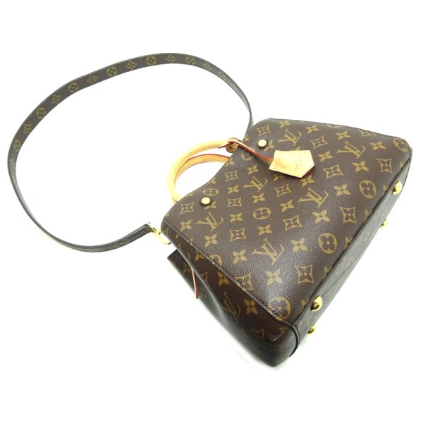 dh70490 3 Louis Vuitton Montaigne BB Monogram Handbag Brown