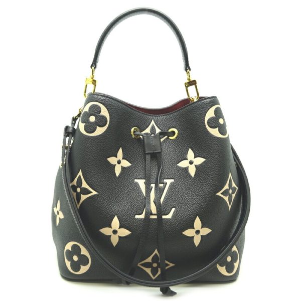 dh70538 1 Louis Vuitton Neonoe Bicolor Empreinte Black