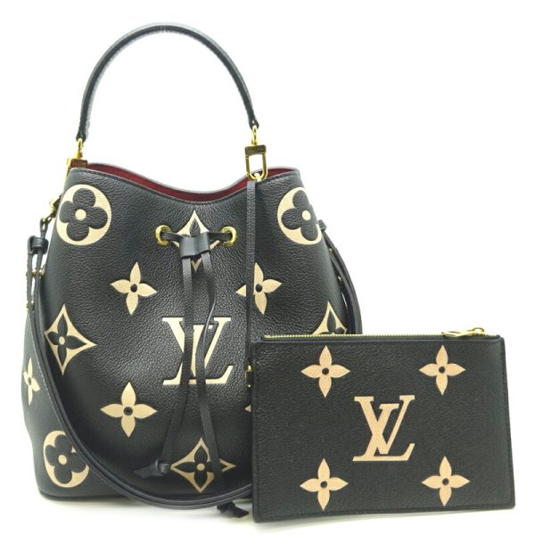 dh70538 2 Louis Vuitton Neonoe Bicolor Empreinte Black