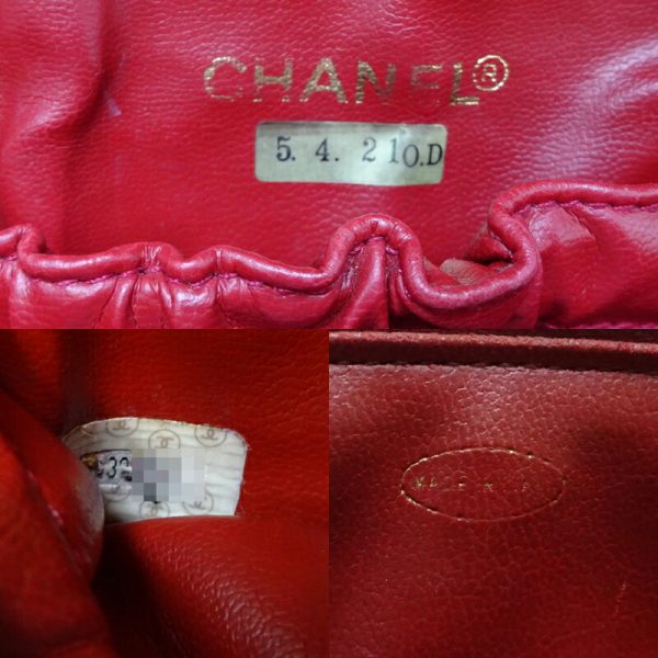 dh70578 6 Chanel Vanity Caviar Skin Handbag Red