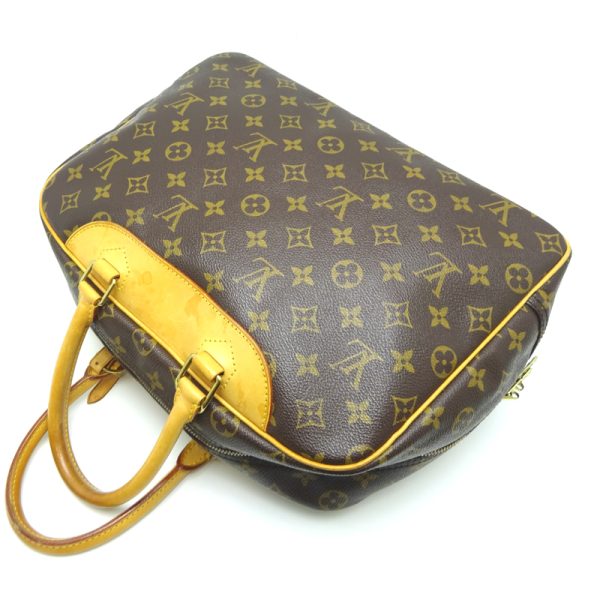 dh70583 4 Louis Vuitton Deauville Monogram Handbag Brown