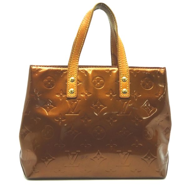 dh70616 1 Louis Vuitton Lead PM Monogram Vernis Handbag Bronze