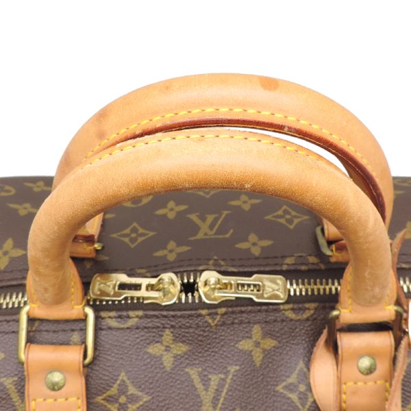 dh70630 5 Louis Vuitton Keepall 55 Monogram Bag Brown