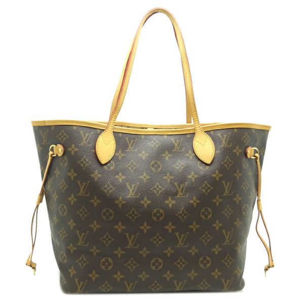 dh70750 1 Louis Vuitton Neverfull MM Monogram Tote Bag Brown