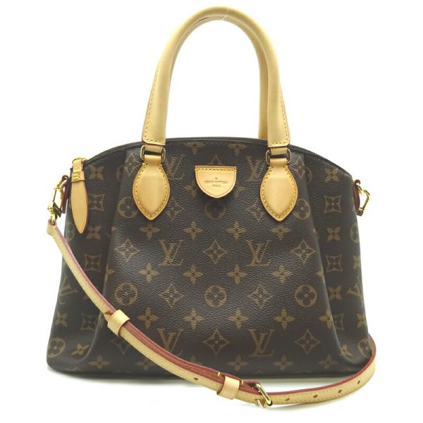 dh70757 1 Louis Vuitton Rivolie PM Monogram Handbag Brown