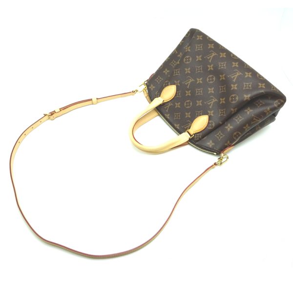 dh70757 4 Louis Vuitton Rivolie PM Monogram Handbag Brown