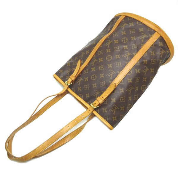 dh70758 4 Louis Vuitton Bucket GM Monogram Shoulder Bag Brown