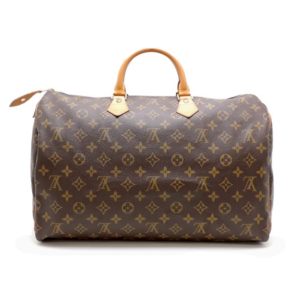 dh71247 1 Louis Vuitton Speedy 40 Monogram Bag Brown