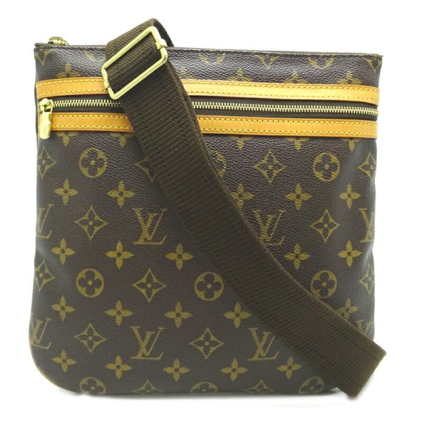 dh71285 1 Louis Vuitton Pochette Bosfort Shoulder Bag Brown