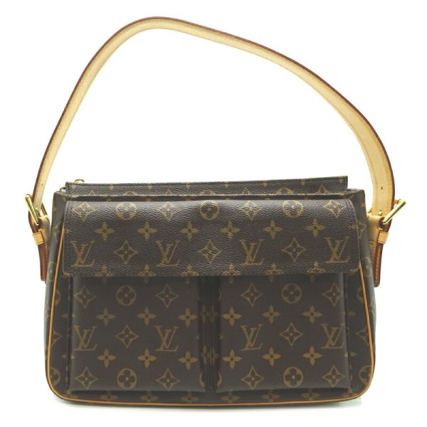 dh71287 1 Louis Vuitton Vivacite GM Monogram Shoulder Bag Brown