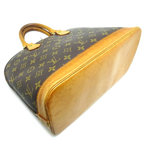 dh71298 3 Louis Vuitton Alma PM Monogram Handbag Brown